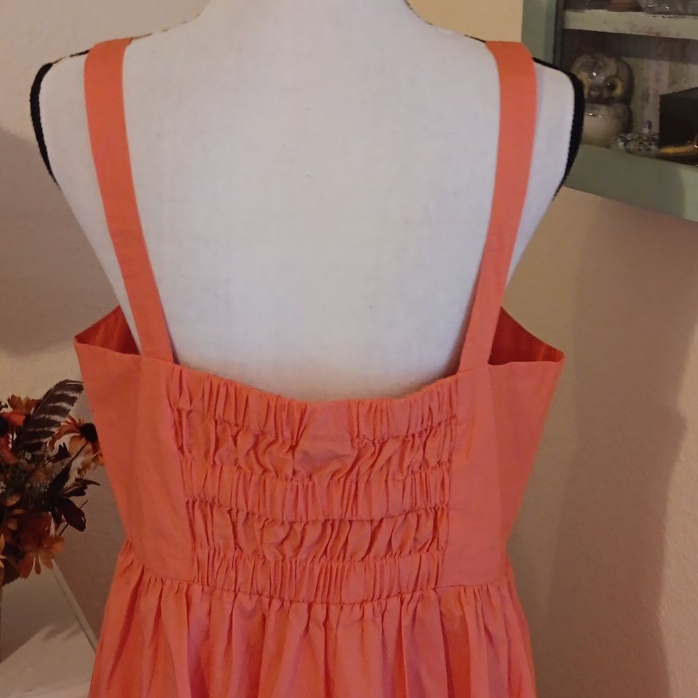 NWT A New Day  Persimmon  Sun Dress.  Coastal Cowgirl,  Tomato Girl,  Twee - Picture 8 of 12